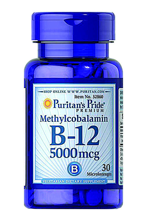 Methylcobalamin- B12 5000mcg- Puritan's Pride